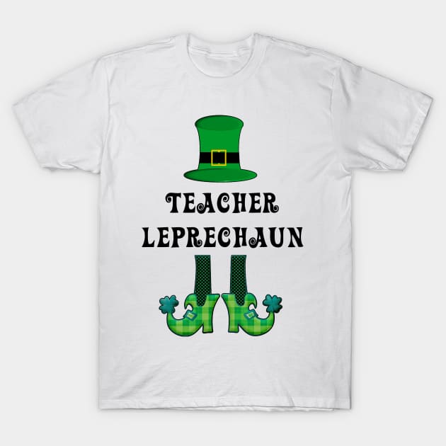 St Patrick's St Paddy's St Patty's Day Teacher  Leprechaun T-Shirt by familycuteycom